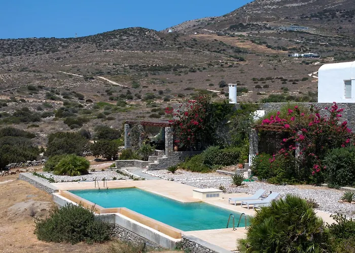Oscar Villa, 180 Panoramic Sea Views&pool Aspro Chorio