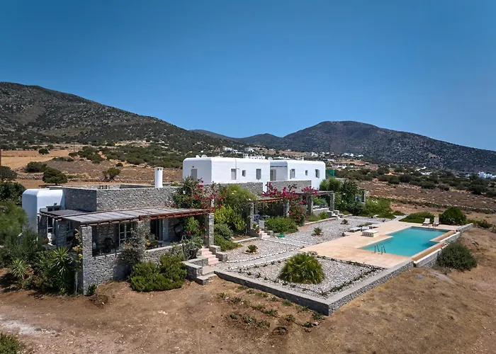 Oscar Villa, 180 Panoramic Sea Views&pool Villa Aspro Chorio